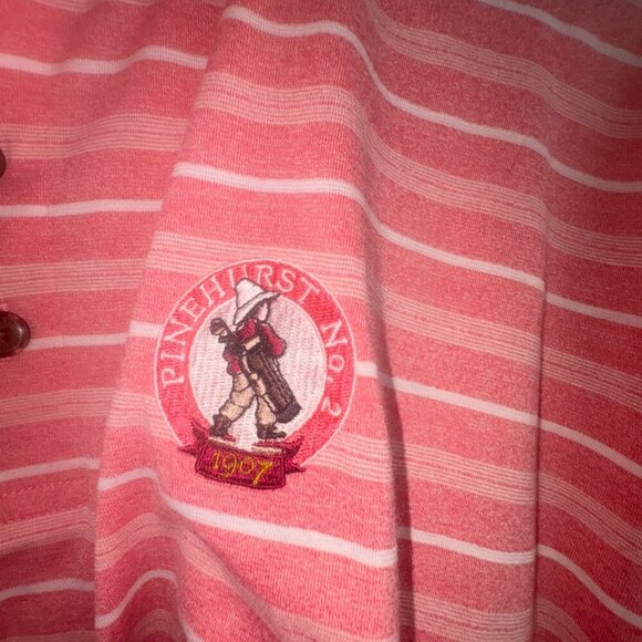 The Pinehurst Collection Cool Comfort Short Sleeve Performance Polo size Large - Picture 4 of 6